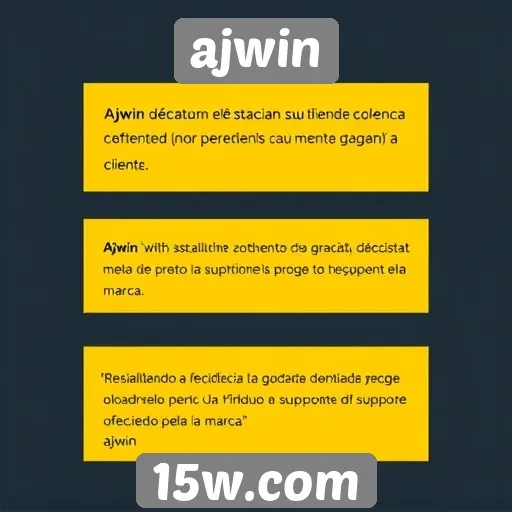 Feedbacks sobre ajwin ressaltam atendimento ao cliente eficiente