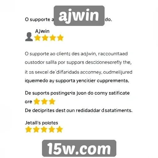 suporte ao cliente do ajwin recebe avaliações positivas