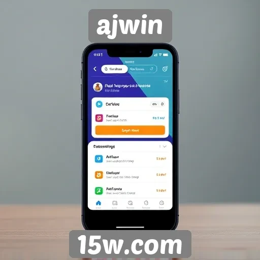 interface do ajwin é otimizada para dispositivos móveis
