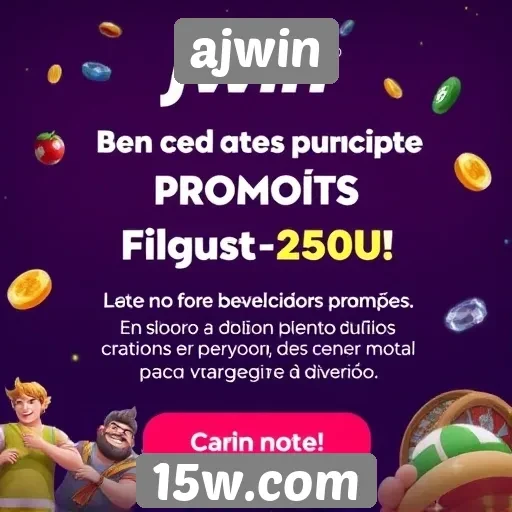ajwin oferece promoções especiais para novos usuários