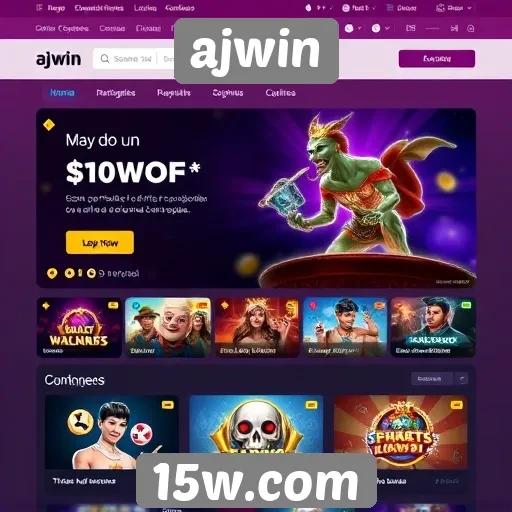 Usabilidade e design do site ajwin para jogadores