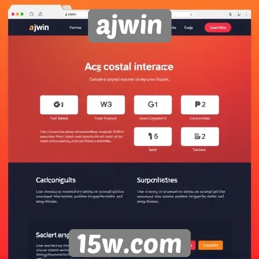 Análise da interface do usuário no site ajwin